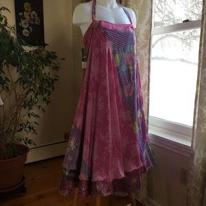 100% Silk Wrap skirt